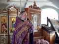 13 апреля 2023 г., в Великий Четверток, епископ Силуан совершил вечерню с литургией в Макарьевском монастыре