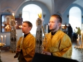 13 декабря 2020 г., в неделю 27-ю по Пятидесятнице, епископ Силуан совершил литургию в Макарьевском монастыре