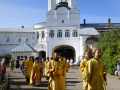 15 августа 2021 г., в неделю 8-ю по Пятидесятнице, епископ Силуан совершил литургию в Макарьевском монастыре