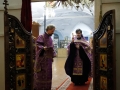 26 сентября 2020 г., в неделю 16-ю по Пятидесятнице и праздник Воздвижения Креста Господня, епископ Силуан совершил вечернее богослужение в Макарьевском монастыре