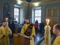 10 декабря 2017 г., в неделю 28-ю по Пятидесятнице, епископ Силуан совершил литургию в Макарьевском монастыре