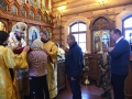 13 декабря 2017 г., в день памяти апостола Андрея Первозванного, епископ Силуан совершил литургию в Крестовоздвиженском храме села Чернуха