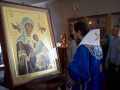 14 октября 2023 г. епископ Силуан освятил икону Божией Матери "Страстная" для храма в селе Палец