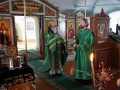17 апреля 2022 г., в праздник Входа Господня в Иерусалим, епископ Силуан совершил литургию в Макарьевском монастыре