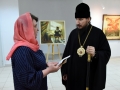 21 апреля 2019 г. епископ Силуан посетил выставку работ Степана Короткова в Большом Болдине