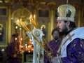 25 апреля 2019 г., в Великий Четверг, епископ Силуан совершил вечерню с литургией в Макарьевском монастыре