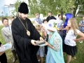 28 июля 2019 г. епископ Силуан встретился с детьми в селе Разнежье