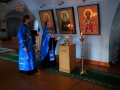 6 апреля 2021 г., в праздник Благовещения Пресвятой Богородицы, епископ Силуан совершил вечернее богослужение в Макарьевском монастыре