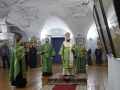 7 октября 2021 г., в день памяти преподобного Сергия Радонежского, епископ Силуан совершил вечернее богослужение в Макарьевском монастыре
