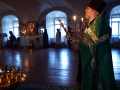 8 апреля 2023 г., в канун праздника Входа Господня в Иерусалим, епископ Силуан совершил вечернее богослужение в Макарьевском монастыре
