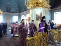 28 апреля 2016 г., в Великий Четверг, епископ Силуан совершил Литургию и чин умовения ног в Макарьевском монастыре
