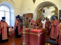 28 мая 2016 г., в неделю 5-ю по Пасхе, о самаряныне, епископ Силуан совершил всенощное бдение в Благовещенском храме села Николаевка
