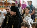 29 мая 2016 г. епископ Силуан встретился с учениками воскресной школы при Троицком храме поселка Шатки