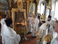 30 июня 2018 г., в неделю 5-ю по Пятидесятнице, епископ Силуан совершил вечернее богослужение в Троицком храме села Архангельское