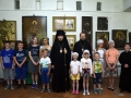 16 июля 2017 г. епископ Силуан встретился с учениками воскресной школы в селе Бармино