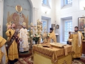 15 октября 2017 г., в неделю 30-ю по Пятидесятнице, епископ Силуан совершил литургию в Успенском храме села Большое Болдино