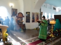 8 октября 2015 г., в день памяти преподобного Сергия Радонежского, епископ Силуан совершил Литургию в Сергиевском храме пос.Бутурлино.