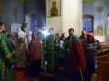 7 октября 2015 г., в день памяти преподобного Сергия Радонежского, епископ Силуан совершил утреню в Христорождественском храме с.Дубское.