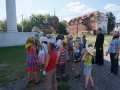 17 июля 2014 г. сотрудники Лысковской епархии провели экскурсию по Георгиевскому храму для  воспитанников детского лагеря, организованного в центре социальной защиты населения Лысковского района.
