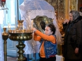 1321 февраля 2015 г., в неделю сыропустную и воспоминание Адамова изгнания, епископ Силуан совершил всенощное бдение в Казанском храме г. Лысково.