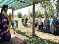 17 августа 2016 г. епископ Силуан освятил крест и купола на строящийся храм в селе Кисленка