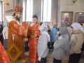 21 апреля 2018 г., в неделю 3-ю по Пасхе, святых жен-мироносиц, епископ Силуан совершил вечернее богослужение в Успенском храме города Княгинино