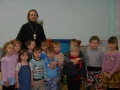 5 декабря 2014 г. благочинный Княгининского округа иерей Алексий Шульгин посетил детский сад «Колосок» п. Возрождение Княгининского района.