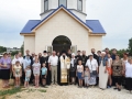 1 июля 2018 г. епископ Силуан посетил строящийся храм в селе Костянка