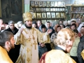 26 февраля 2017 г., в неделю сыропустную, воспоминание Адамова изгнания, епископ Силуан совершил Литургию в Георгиевском храме города Лысково