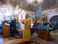 7 ноября 2015 г., в неделю 23-ю по Пятидесятнице и день памяти великомученика Димитрия Солунского, епископ Силуан совершил всенощное бдение в Казанском храме г.Лысково.