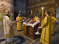 4 августа 2018 г. епископ Силуан совершил всеношное бдение в Троицком соборе Макарьевского Желтоводского монастыря