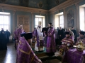 13 апреля 2017 г., в Великий Четверг, епископ Силуан совершил вечерню с Литургией в Макарьевском монастыре