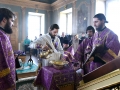 13 апреля 2017 г., в Великий Четверг, епископ Силуан совершил вечерню с Литургией в Макарьевском монастыре
