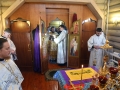 19 января 2018 г., в праздник Богоявления, епископ Силуан совершил литургию в Крестовоздвиженском монастыре поселка Красные Мары