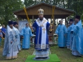 25 августа 2018 г. епископ Силуан совершил литургию в Крестовоздвиженской обители в селе Красные Мары