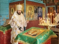 31 мая 2014 г. в с. Михайловском епископ Силуан совершил всенощное бдение.