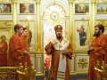 28 апреля 2018 г., в неделю 4-ю по Пасхе, о расслабленном, епископ Силуан совершил вечернее богослужение в Макарьевском монастыре