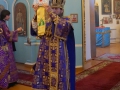 27 сентября 2014 г., в неделю 16-ю по Пятидесятнице, епископ Силуан совершил утреню в Благовещенском храме с. Николаевка.