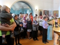 18 мая 2014 г., в неделю 5-ю по Пасхе, о самаряныне, Преосвященный Силуан совершил Божественную литургию в Благовещенском храме с. Николаевка Первомайского района.