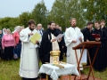 29 августа 2015 г. епископ Силуан освятил крест на месте строительства храма в пос.Воротынец.