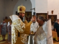 1 сентября 2018 г.  епископ  Силуан совершил  вечернее богослужение в Никольском храме  села Пожарки Сергачского района