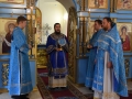 14 октября 2018 г., в неделю 20-ю по Пятидесятнице и праздник Покрова Божией Матери, епископ Силуан совершил литургию в Покровском храме города Перевоза