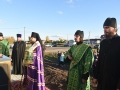 8 октября 2017 г. епископ Силуан освятил киот с образами Христа и Божией Матери на въезде в город Перевоз