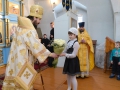 4 января 2014 г., в неделю 30-ю по Пятидесятнице, святых отцов, епископ Силуан совершил Божественную литургию в Успенском храме г. Перевоз.