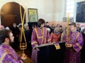 2015 марта 2015 г., в 3-ю неделю поста, Крестопоклонную, епископ Силуан совершил Литургию и диаконскую хиротонию в Никольском храме пос.Пильна.