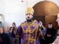 15 марта 2015 г., в 3-ю неделю поста, Крестопоклонную, епископ Силуан совершил Литургию и диаконскую хиротонию в Никольском храме пос.Пильна.