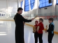 В Починках юные фигуристы помолились на ледовой арене перед соревнованиями