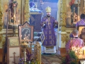 4 октября 2015 г., в неделю 18-ю по Пятидесятнице и день памяти священномученика Иоанна Флёрова, епископ Силуан совершил Литургию в Архангельском храме с.Семьяны.