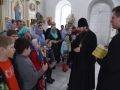 1 апреля 2018 г. епископ Силуан встретился с учениками воскресной школы в городе Сергаче