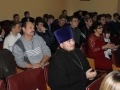 8 ноября 2016 г. клирик Воротынского благочиния принял участие в торжественной встречи с призывниками Спасского района